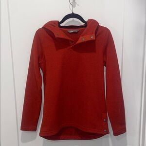 North Face Red Pullover NWOT Small